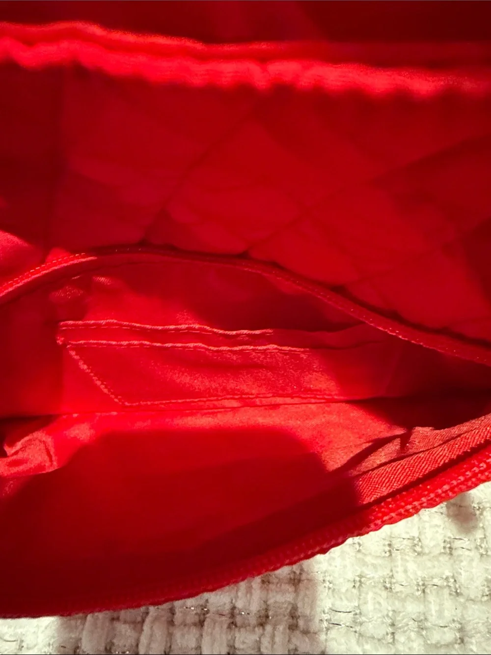 Vera Bradley Quilted Red Wristlet Clutch